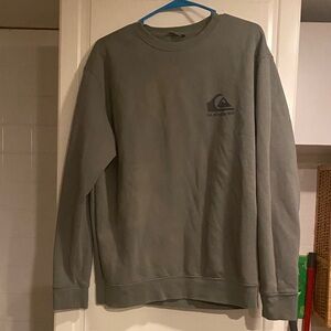 Quiksilver Men's Olive Crewneck Sweater size small 12:29